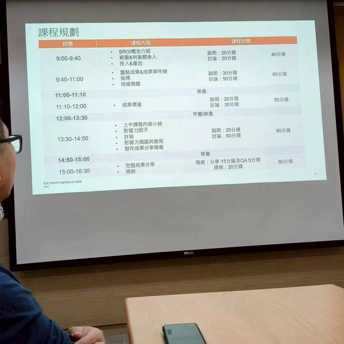 國立聯合大學 SROI 社會影響力課程圖片