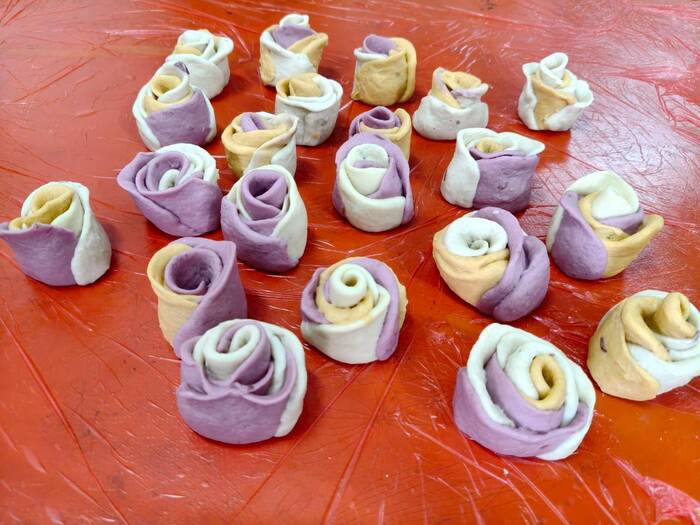 環教場域介紹與甘藷玫瑰饅頭DIY圖片